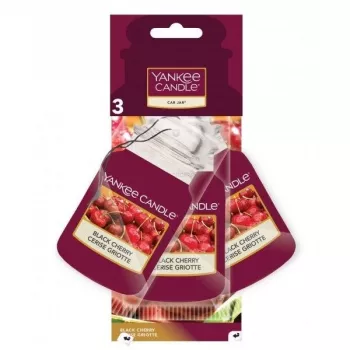 YANKEE HOME Zestaw Bonusowy BLACK CHERRY YANKEE Odświeżacz Samochodowy (2 sztuki)