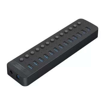 ORICO CT2U3-13AB-EU-BK-BP 13-portowy hub USB 3.0 z zasilaczem 60W, czarny