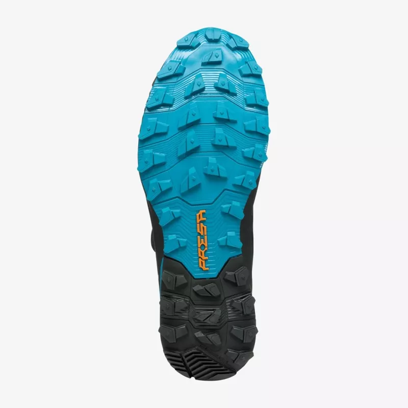 Buty do biegania w terenie Scarpa Ribelle Run Kalibra G dla mężczyzn, BOA Fit, GORE-TEX, czarno-błękitne, EU 45