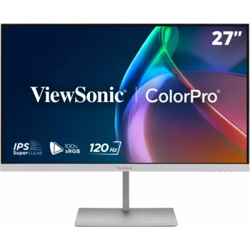 ViewSonic VP2766-2K-W 27 inch Monitor QHD IPS 120Hz z USB-C i stacją dokującą, biały