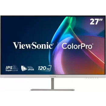ViewSonic VP2766-2K-W 27 inch Monitor QHD IPS 120Hz z USB-C i stacją dokującą, biały
