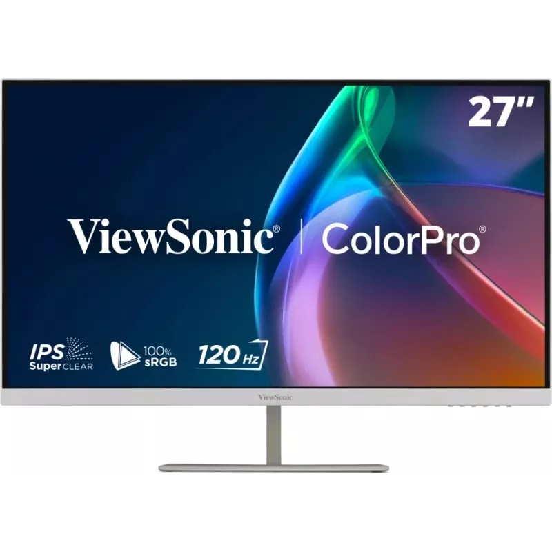 ViewSonic VP2766-2K-W 27 inch Monitor QHD IPS 120Hz z USB-C i stacją dokującą, biały