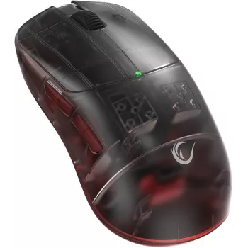 Rampage TILION-BLACK Bezprzewodowa Mysz Optyczna, 6 Przycisków, 3200 DPI, RGB, Czarny