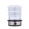 Alpina Elektryczny Parowar 800W Srebrny 3-Poziomowy 9,5L BPA-Free