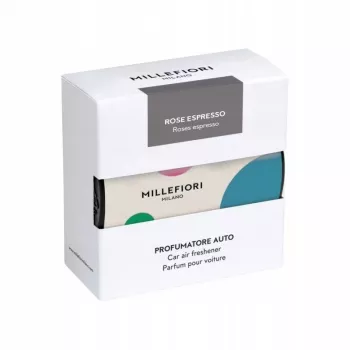 Odświeżacz samochodowy na klips do nawiewu Millefiori White Rose Espresso