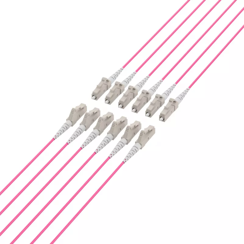 EFB Elektronik Kabel Trunkowy U-DQ ZN BH OM4 12G 1x12 LC-LC 90m Dca LSZH - Kabel Światłowodowy - 90 m O8342S90OM4