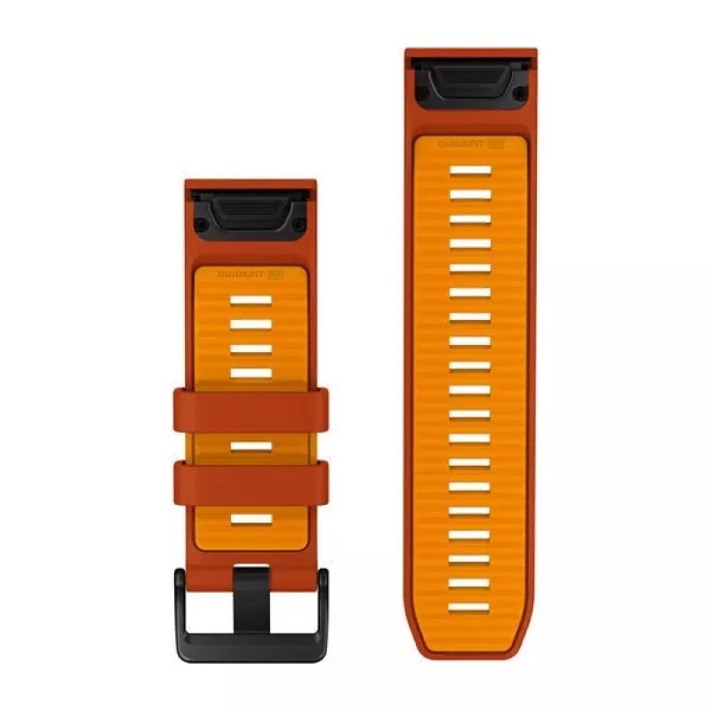 Garmin QuickFit 26 mm silikonowy pasek do zegarka - pomarańczowy 010-14508-03