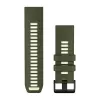 Garmin QuickFit 26 mm silikonowy pasek do zegarka - Olive Drab / Lemon 010-14508-01
