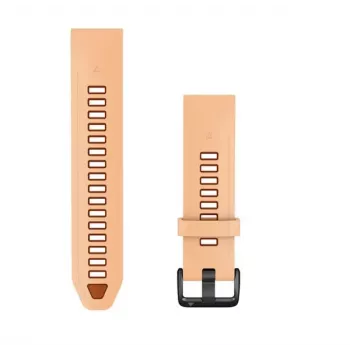 Garmin QuickFit 20 mm silikonowy pasek do zegarka - różowy / jesienny pomarańczowy 010-14506-03