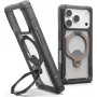 UAG Urban Armor Gear Plasma XTE 360 MagSafe etui z podstawką na Apple iPhone 18 Pro/17 Pro - Ash (Półprzezroczysty szary) 114573113136