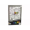LEAN TOYS Puzzle do kolorowania 500 elementów Motyl