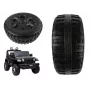 LEAN CARS Zastępcze koło do Jeepa Wranglera JWR-555 Elektrycznego Samochodu Zdalnie Sterowanego, 290 mm, Czarne
