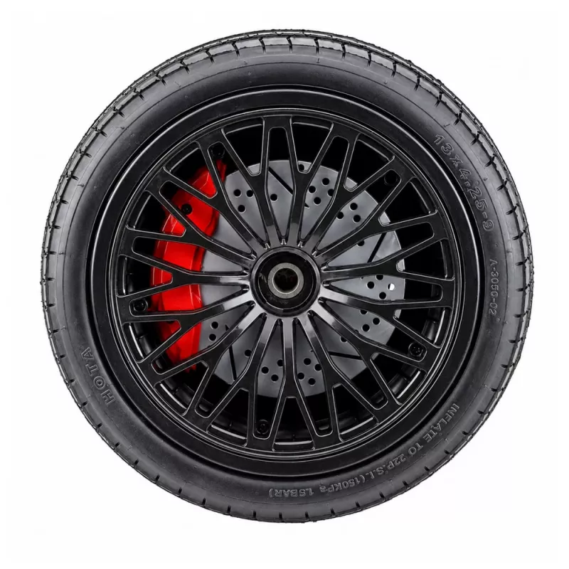 LEAN CARS Zastępcze koło do Lamborghini A8803 XXL akumulatorowego samochodu jezdnego - gumowa opona pneumatyczna, czarne