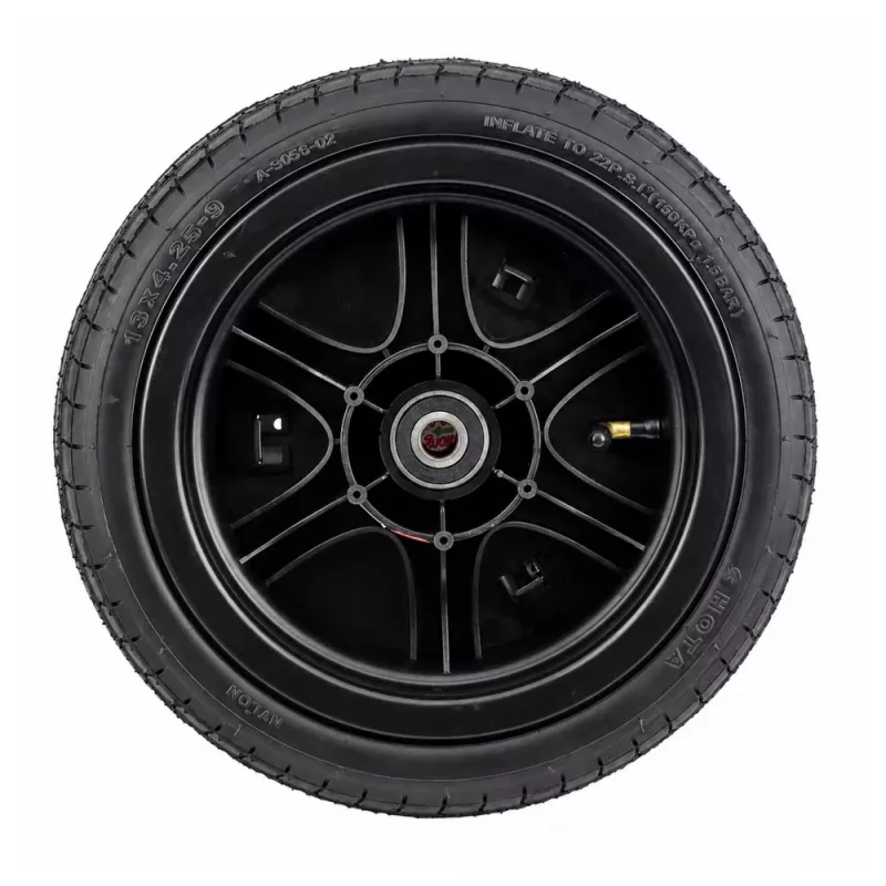 LEAN CARS Zastępcze koło do Lamborghini A8803 XXL akumulatorowego samochodu jezdnego - gumowa opona pneumatyczna, czarne