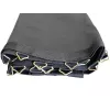 LEAN SPORT 6806 Mata zastępcza do trampoliny 12ft, 72 pierścienie V, siatka PP odporna na UV, czarna