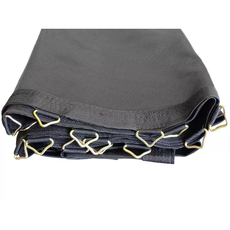 LEAN SPORT 6806 Mata zastępcza do trampoliny 12ft, 72 pierścienie V, siatka PP odporna na UV, czarna