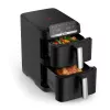 TEFAL Double Basket Airfryer EY7528E0 Easy Fry Crispy Stack, 2700 W, 6 L + 4 L, czarny
