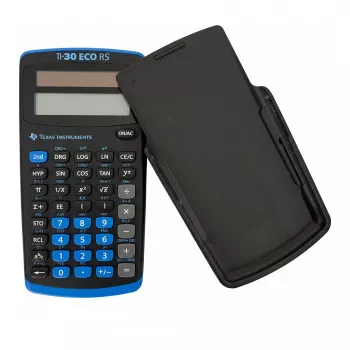 Kalkulator naukowy Texas Instruments TI-30 ECO RS czarno-niebieski