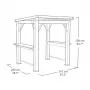 KETER Gazebo Grill 29213898 Altana ogrodowa Hardtop z aluminium