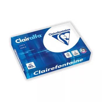 Papier biurowy Clairefontaine Clairalfa 2896C A4 80 g/m² biały, 500 arkuszy
