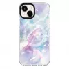 Evelatus etui na Apple iPhone 15 Plus PC+TPU z MagSafe - Custom Marble Purple