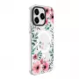 Evelatus Apple iPhone 15 Pro Max etui PC+TPU z MagSafe - przezroczysty z kwiatowym nadrukiem