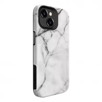 Evelatus Apple iPhone 15 Plus Etui Armor TPU+PC Marmur Biały