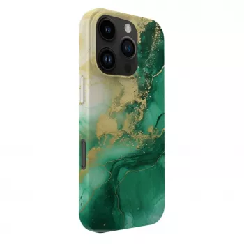 Evelatus Apple iPhone 16 Pro Slim Shell z MagSafe i nadrukiem Custom Print Design Green