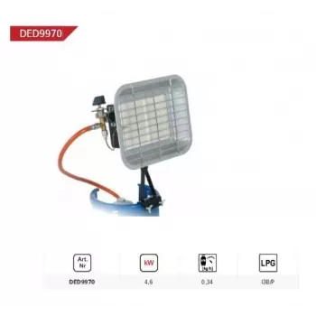 DEDRA Promiennik gazowy na butlę 4,6kW