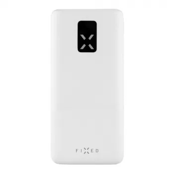 Power bank Fixed Zen 20 20000 mAh z wyświetlaczem LCD i wyjściem PD 20W - biały FIXZEN-20-WH