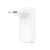 Fixed Slim 2xUSB-C Ładowarka Podróżna 65W GaN PD Biała