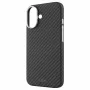 FIXED MagVelar Aramid Fiber Tylny Etui dla Apple iPhone 17 - Czarny