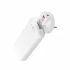 Fixed Slim Traveller ładowarka podróżna 2xUSB-C z adapterami światowymi, GaN, 45W - biała