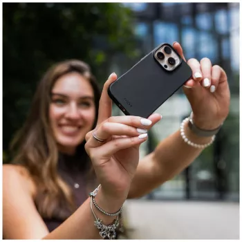 Fixed ReStory etui tylne na Apple iPhone 16e, TPU, czarny