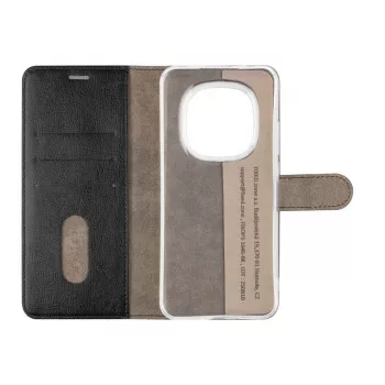 Etui książkowe Fixed Opus dla Xiaomi Redmi Note 15 Pro 5G - skórzane, czarne