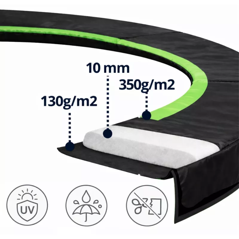 LEAN SPORT Osłona sprężyn do trampoliny 8ft PRO