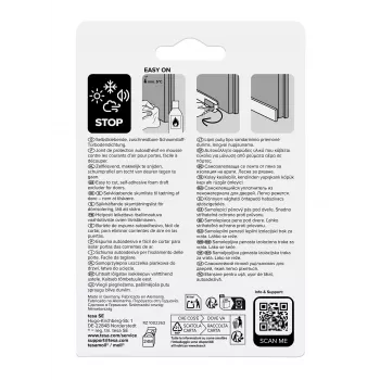 Tesa moll INSULATION Taśma uszczelniająca brązowa 6 m x 9 mm x 4 mm (05422-00101-03)