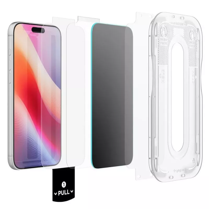 Szkło hartowane Spigen Glas.tR EZ Fit Pro HD Privacy do iPhone 18 Pro