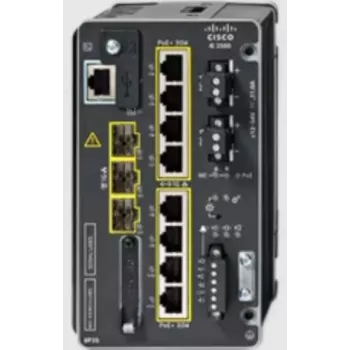 Cisco IE-3500-8P3S-E przełącznik przemysłowy, 8 Gigabit PoE+ i 3 SFP, Network Essentials
