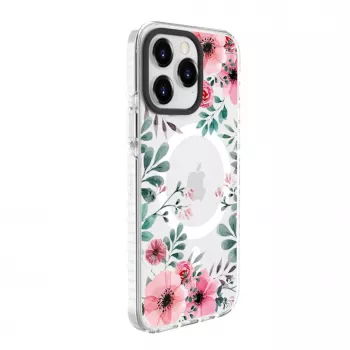 Evelatus przezroczyste etui na Apple iPhone 15 Pro z MagSafe - nadruk na zamówienie, przezroczysty PC+TPU