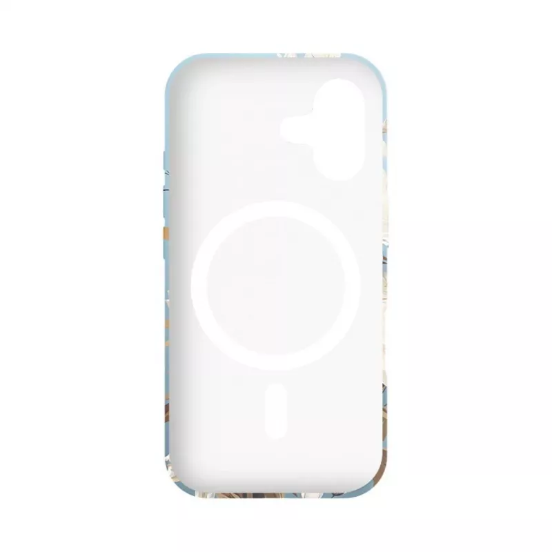 Evelatus Apple iPhone 16 Slim Shell z MagSafe - Custom Print Flower Blue