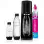SodaStream Terra Megapack Czarny Saturnator Wody Gazowanej z 3 Butelkami i Butlą CO2 Quick Connect