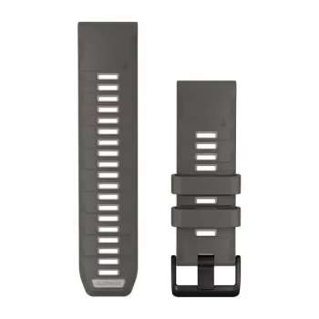 Garmin QuickFit 26 paski do zegarka, Pebble Grey/Silver Grey silikonowy [010-14510-00]