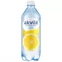 AKVILĖ Woda stołowa gazowana o smaku cytrynowym, 0,6 L PET, 12 sztuk