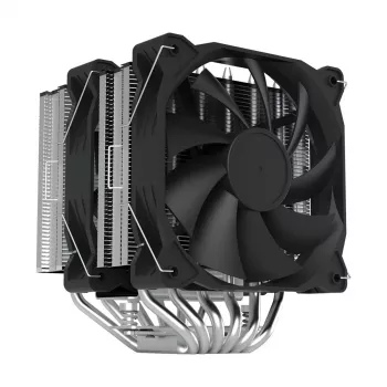 Zalman CNPS12X BP Black chłodzenie CPU - wentylator 120mm PWM, niebieskie LED, 6 rurek cieplnych, Intel/AMD