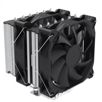 Zalman CNPS12X BP Black chłodzenie CPU - wentylator 120mm PWM, niebieskie LED, 6 rurek cieplnych, Intel/AMD