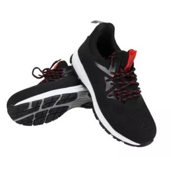 DEDRA M83V Sport Męskie Niskie Sneakersy, Czarne/Szare, Rozmiar 41