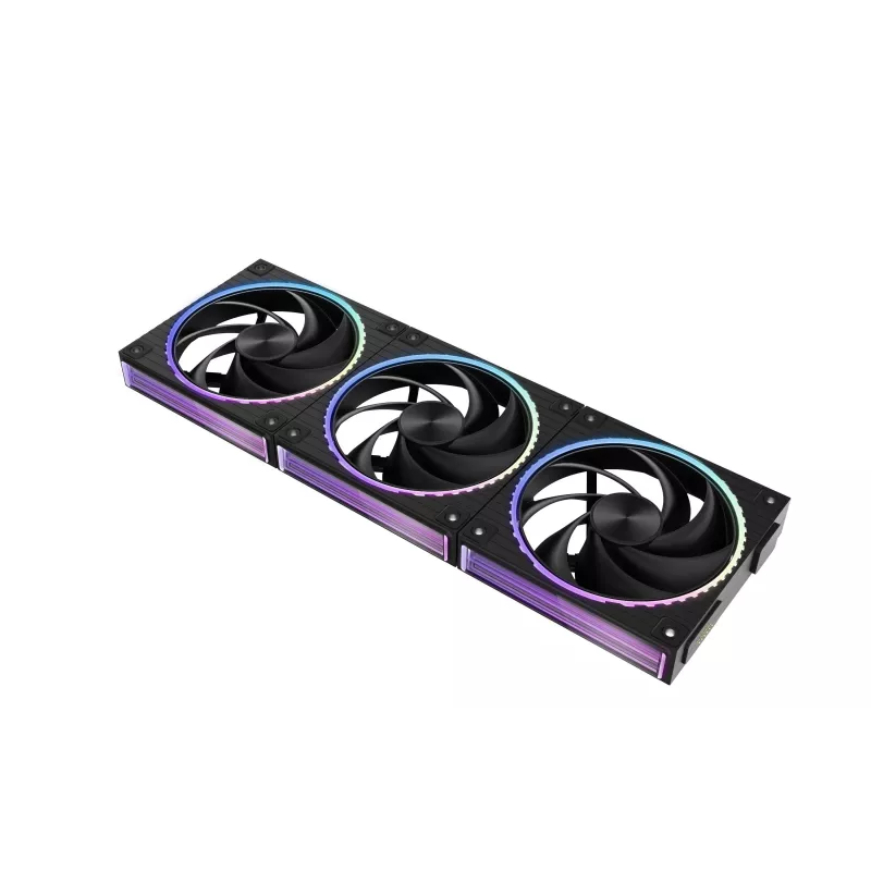 Zalman ZM-DF120R A3 wentylator odwrotny 120mm Daisy Chain, zestaw 3 sztuk, czarny