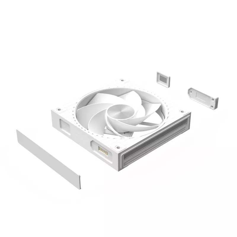 Wentylator Zalman ZM-DF120R White 120mm Reverse Daisy Chain ARGB PWM
