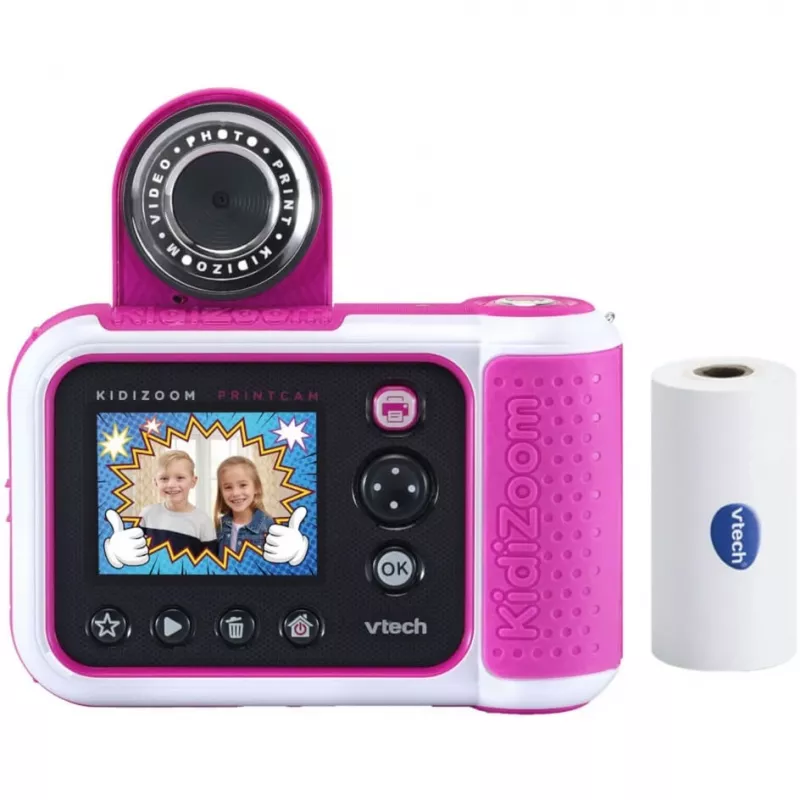 VTech Kidizoom Print Cam różowy – aparat cyfrowy z drukiem termicznym